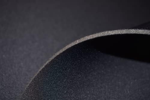 Въздух пропускливи неопреновая плат AirFoam с дебелина 3 мм, Черен неопреновый материал на Квадратен фут, Еластична