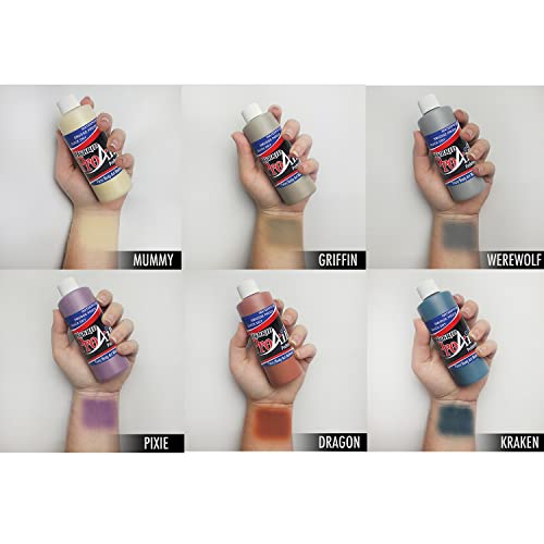 Козметика за рисуване на лице - Професионална Водоустойчиви козметични продукти - Комплект от 6 Фантазийных цветове