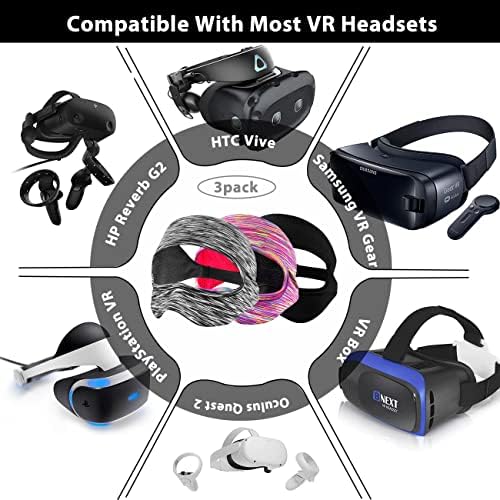 VR-маска за пот, Дишащи и отводящие пот, Калъф-маска за очи за виртуална реалност, Регулируем Размер на VR-Маска