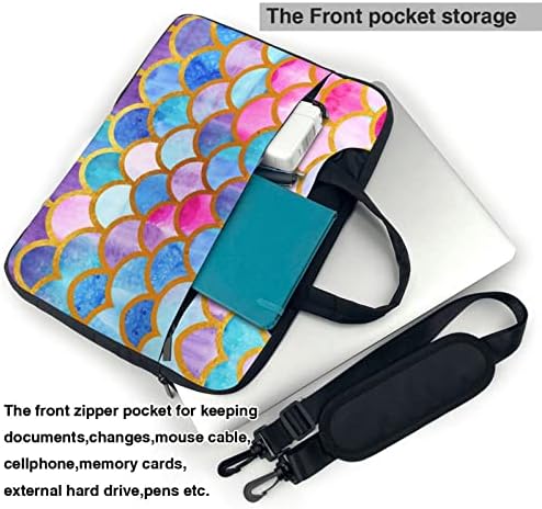Цветна Дъга Преносима Чанта За лаптоп за през Рамо/Чанта За работа с компютър С Горната дръжка