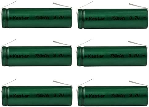 Kastar 6 бр. Литиево-йонна акумулаторна батерия за подмяна на бръснач Philip Norelco RAZOR RQ1095, RQ1250, RQ1260,