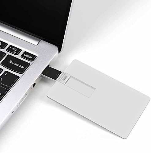 Стик с Цвете Лотос USB Memory Stick Бизнес-флаш-памети Карта, Кредитна карта Форма на Банкова карта