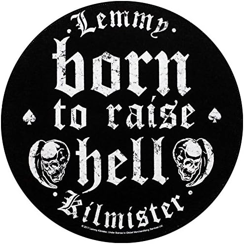 XLG Нашивка Lemmy Kilmister Born To Raise Hell На гърба В стил Motorhead Rock Пришитая Апликация