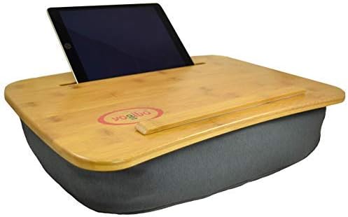 Маса за практикуване на Йогибо Traybo 2.0, Маса за занимания с бамбук Плот, Възглавница за вашия лаптоп, Вградено