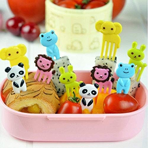 Скъпа Кутия за бижута Bento, Комплекти за хранене с животни и Вилици за бебешка храна, Комплекти за плодове за децата
