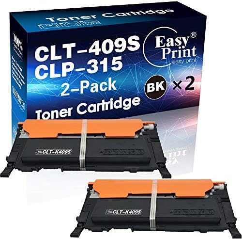 EASYPRINT (2 опаковки черен комбиниран) Съвместима тонер касета CLT-409S CLT-K409S CLT409S, използван за Samsung