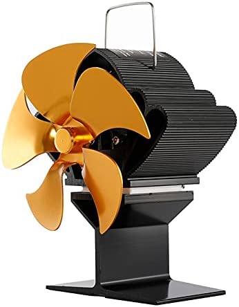 Uongfi 5-Топлинна Печной Вентилатор за Дърва Горелки Безшумен Тепловентиляторный Нагревателен Инструмент за Ефективно