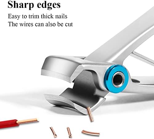 ILAZI Професионални нокторезачки От Неръждаема Стомана С Широко Отваряеми Челюсти на Ноктите Нож За нокти Дебели