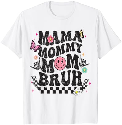 Мамо, Мамо, Братуха, Ден На Майката, Завийте Реколта Забавна Тениска За Мама