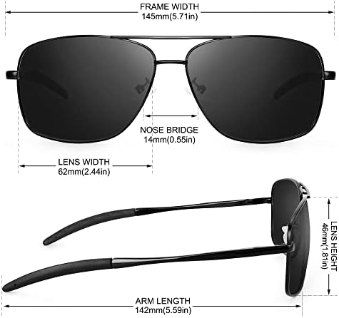 Мъжки Поляризирани Квадратни Слънчеви Очила-Авиатори Paukis, Класически Спортни Слънчеви Очила в Здрава Метална