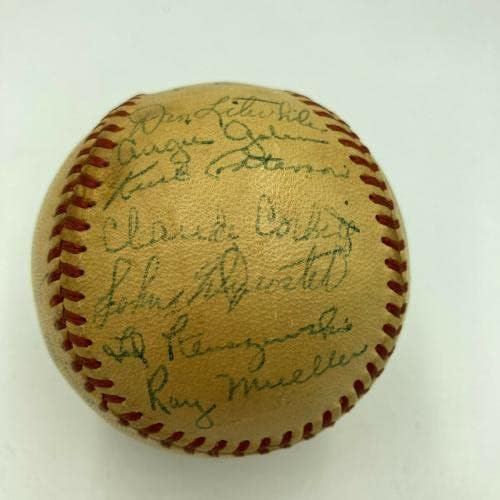 1945 Отбор Синсинати Редс Подписа Официален договор с Националната лига на Фрика по бейзбол - Бейзболни топки с